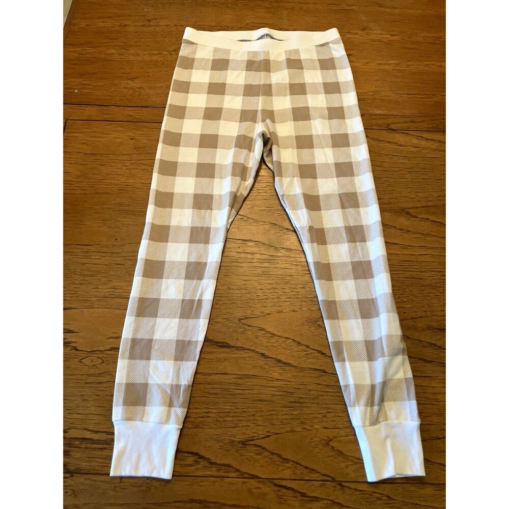 Old Navy Active Women's Plaid Leggings L Ankle High Rise Stretch Elastic Waist